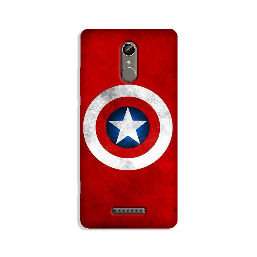 Captain America Case for Gionee S6s (Design No. 249)