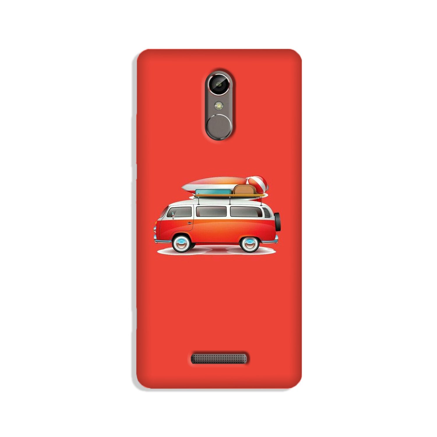 Travel Bus Case for Gionee S6s (Design No. 258)