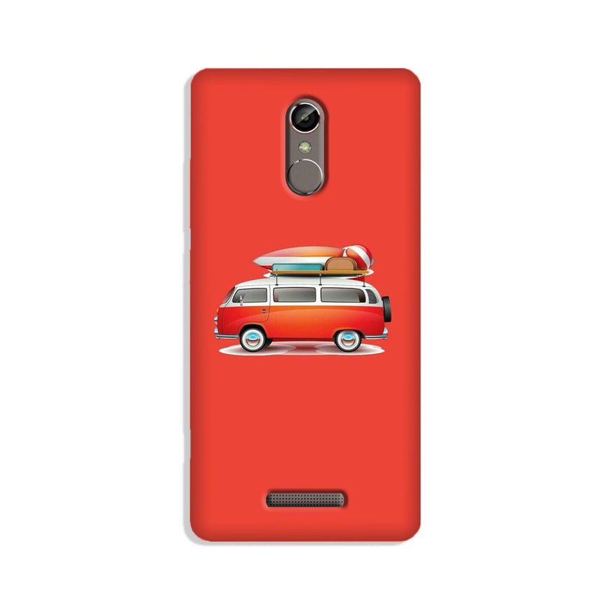 Travel Bus Case for Gionee S6s (Design No. 258)