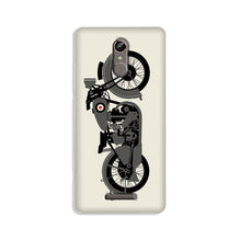 MotorCycle Mobile Back Case for Gionee S6s (Design - 259)