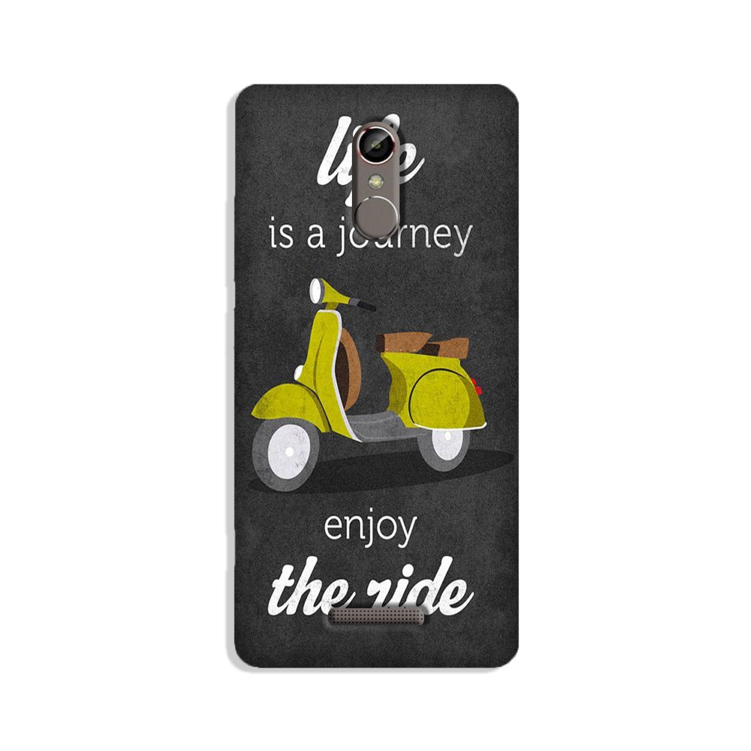 Life is a Journey Case for Gionee S6s (Design No. 261)