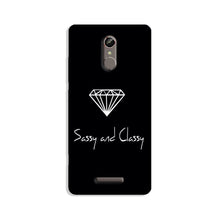 Sassy and Classy Mobile Back Case for Gionee S6s (Design - 264)