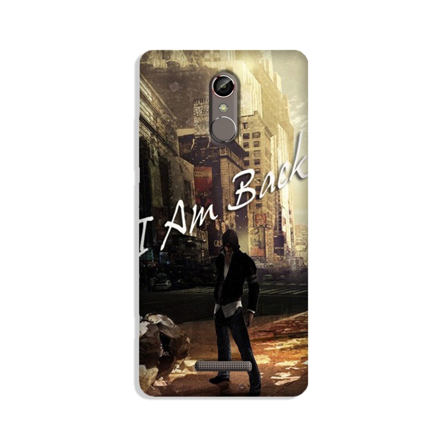 I am Back Case for Gionee S6s (Design No. 296)