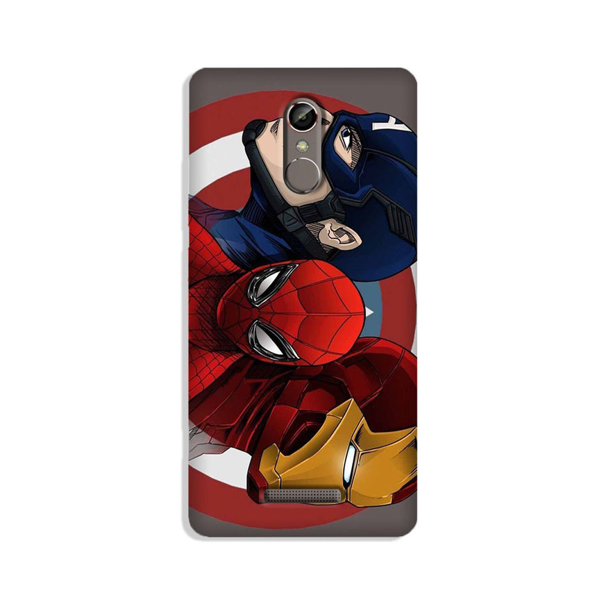 Superhero Mobile Back Case for Gionee S6s (Design - 311)