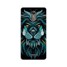 Lion Mobile Back Case for Gionee S6s (Design - 314)