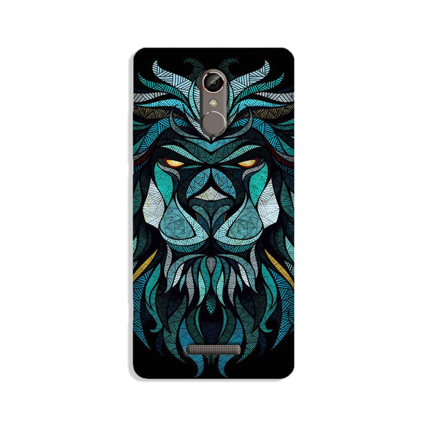Lion Mobile Back Case for Gionee S6s (Design - 314)