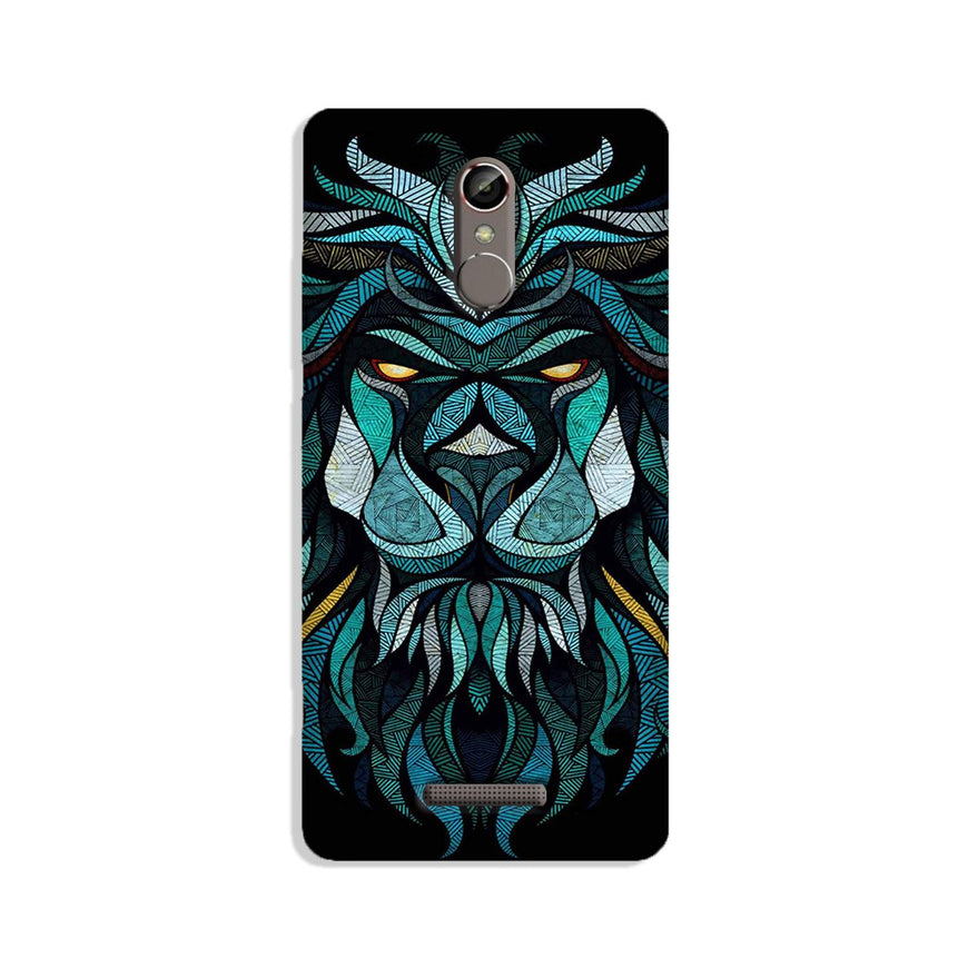 Lion Mobile Back Case for Gionee S6s (Design - 314)