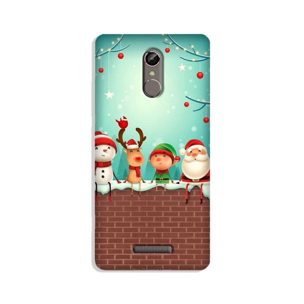 Santa Claus Mobile Back Case for Gionee S6s (Design - 334)