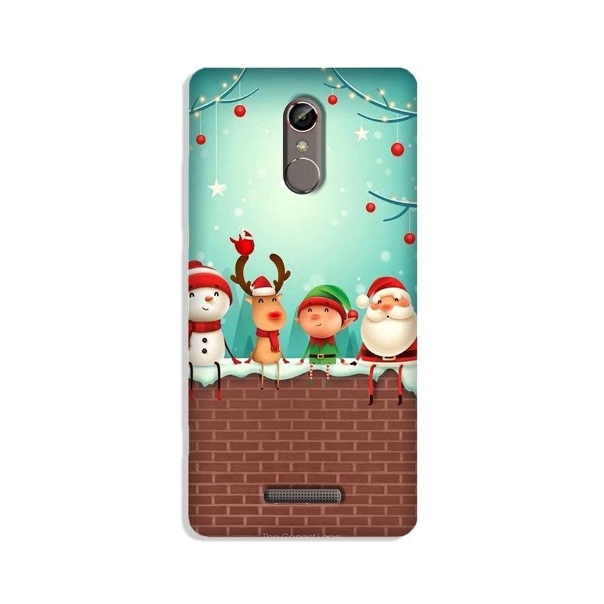 Santa Claus Mobile Back Case for Gionee S6s (Design - 334)