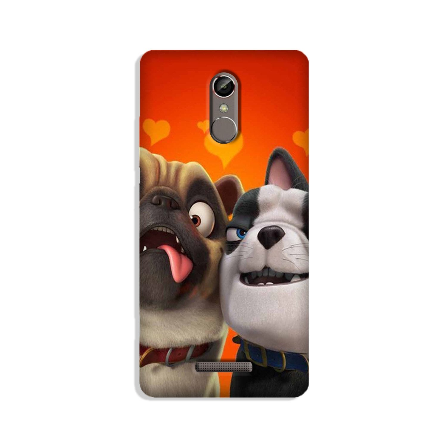 Dog Puppy Mobile Back Case for Gionee S6s (Design - 350)