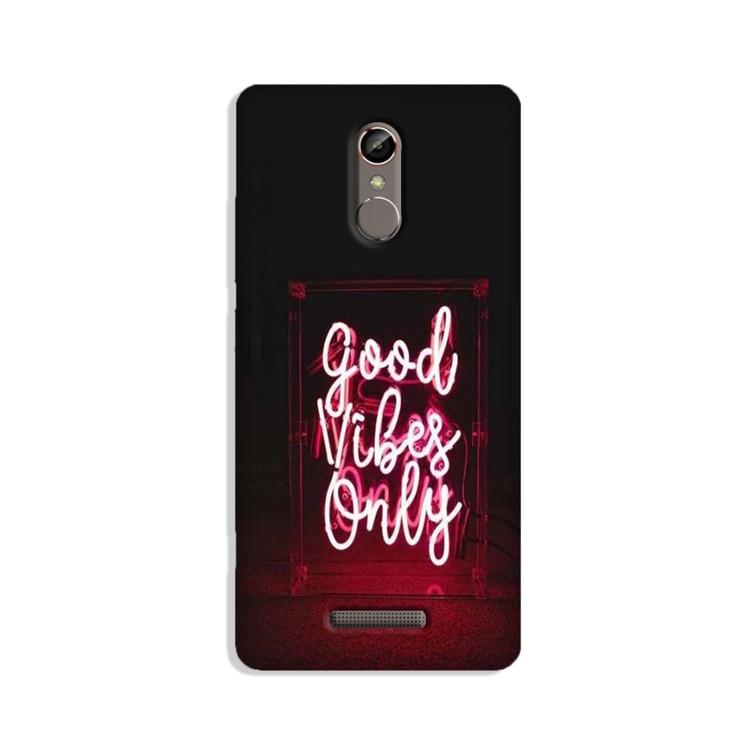 Good Vibes Only Mobile Back Case for Gionee S6s (Design - 354)