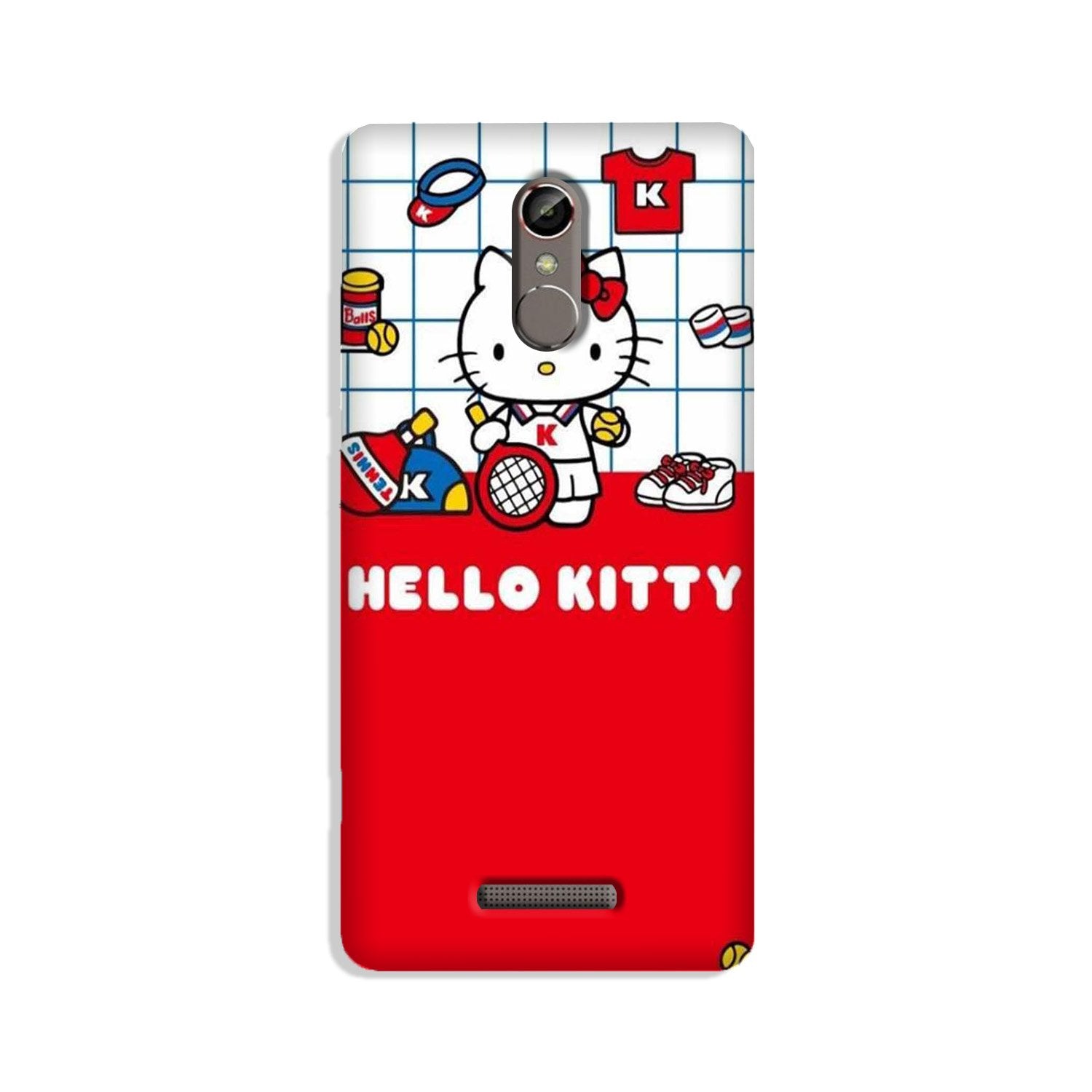 Hello Kitty Mobile Back Case for Gionee S6s (Design - 363)