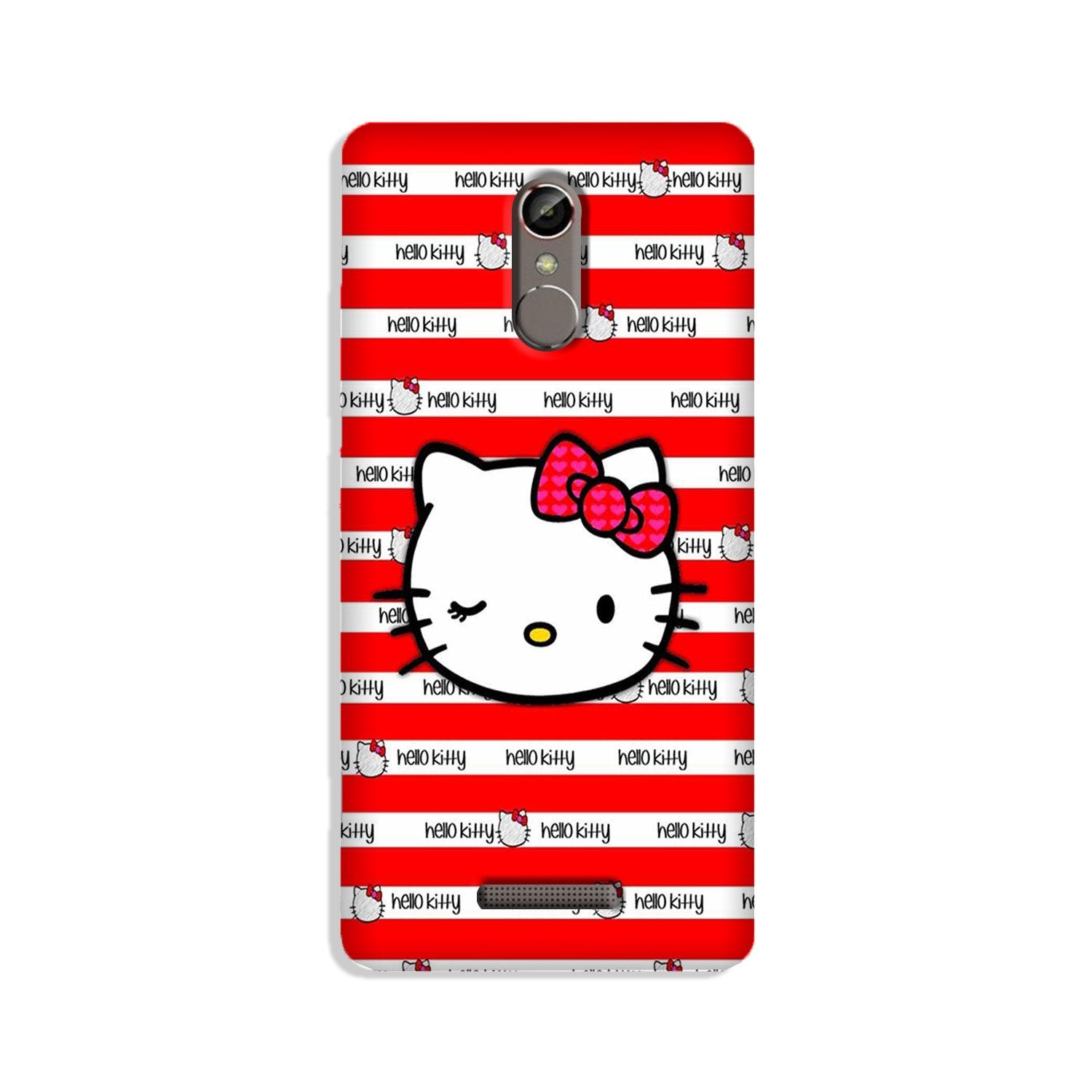 Hello Kitty Mobile Back Case for Gionee S6s (Design - 364)