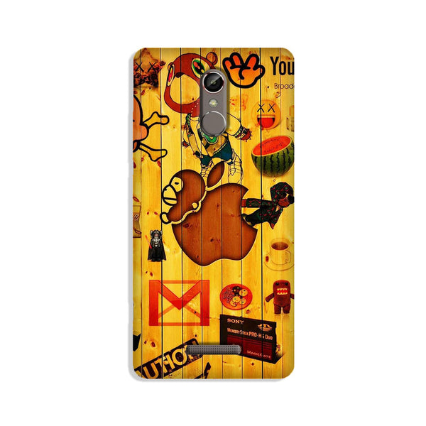 Wooden Texture Mobile Back Case for Gionee S6s (Design - 367)