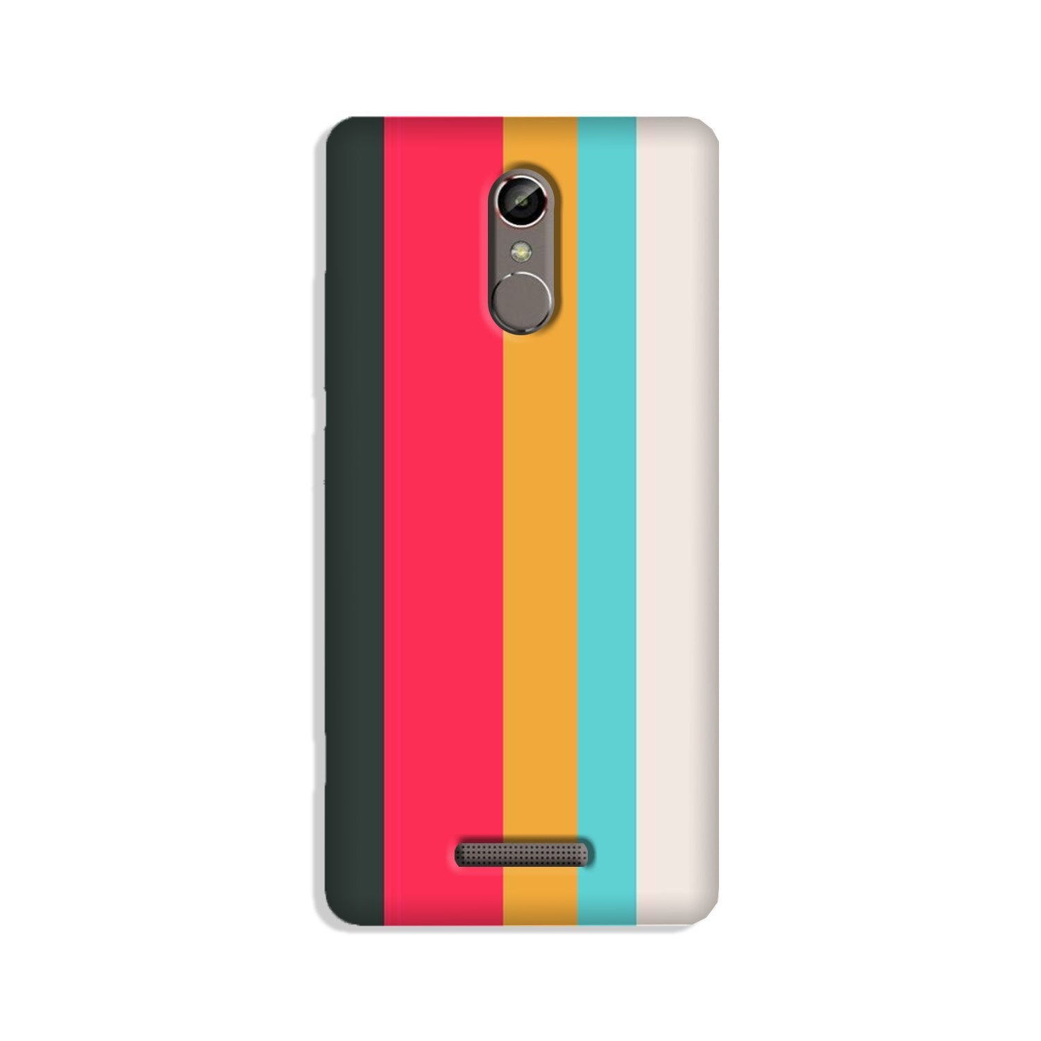 Color Pattern Mobile Back Case for Gionee S6s (Design - 369)