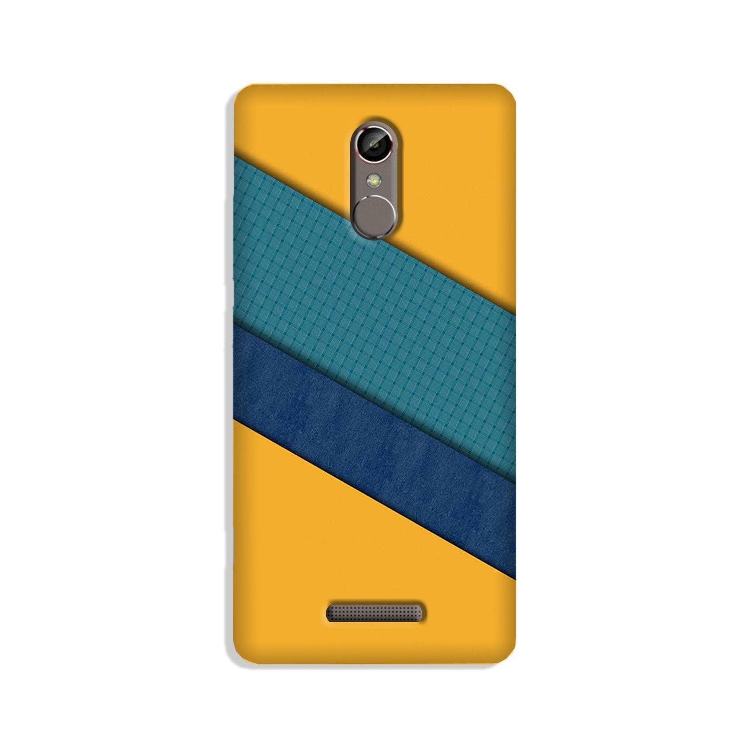 Diagonal Pattern Mobile Back Case for Gionee S6s (Design - 370)