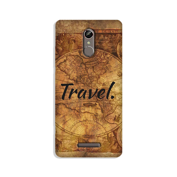 Travel Mobile Back Case for Gionee S6s (Design - 375)