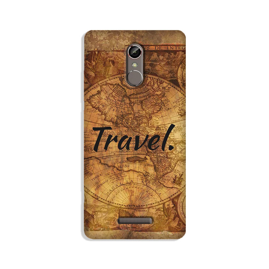 Travel Mobile Back Case for Gionee S6s (Design - 375)