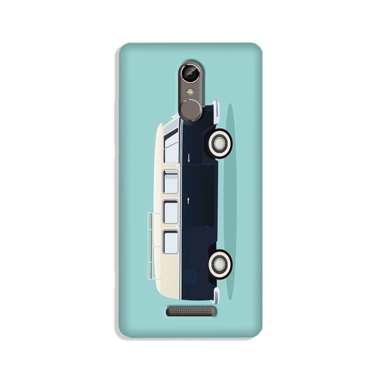 Travel Bus Mobile Back Case for Gionee S6s (Design - 379)
