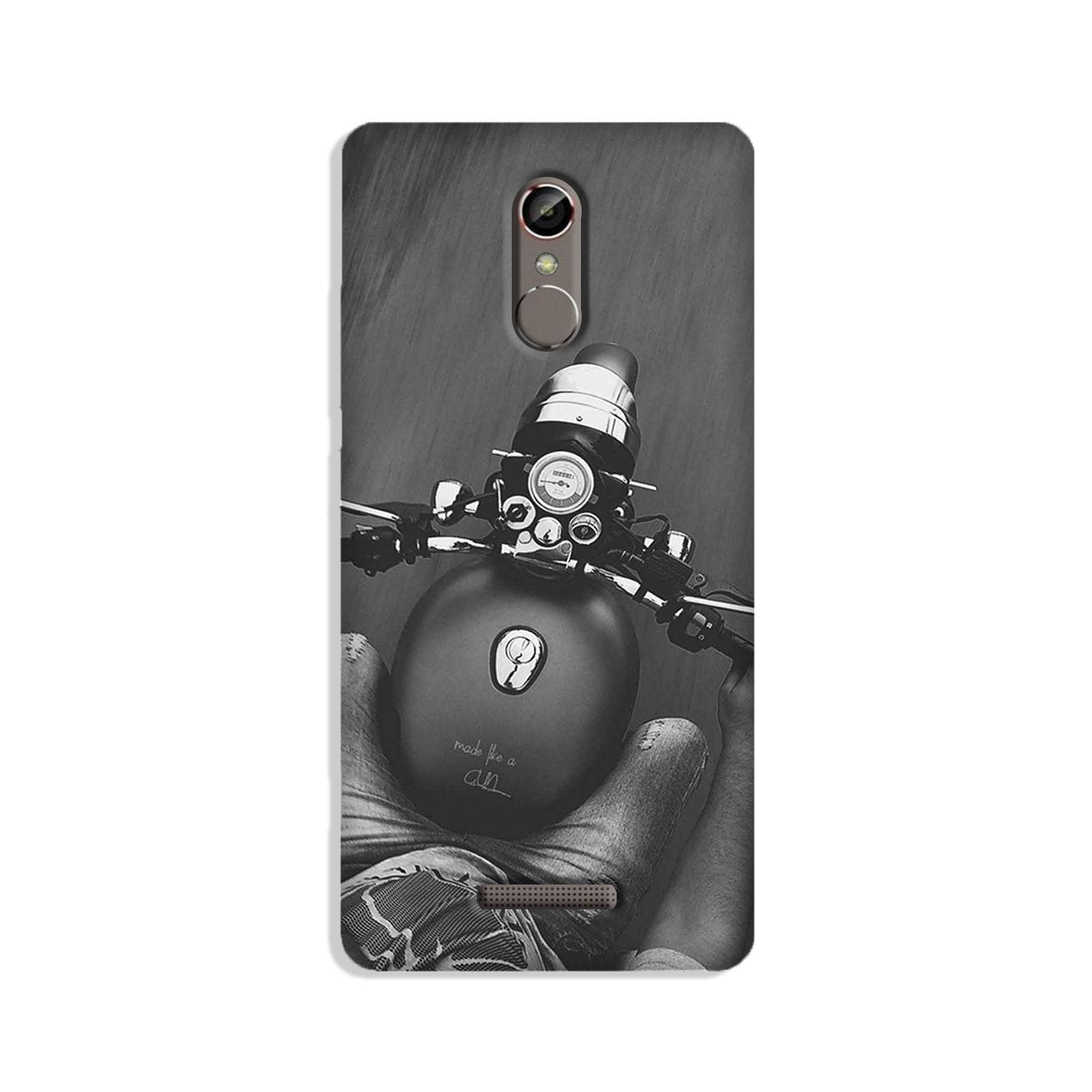 Royal Enfield Mobile Back Case for Gionee S6s (Design - 382)