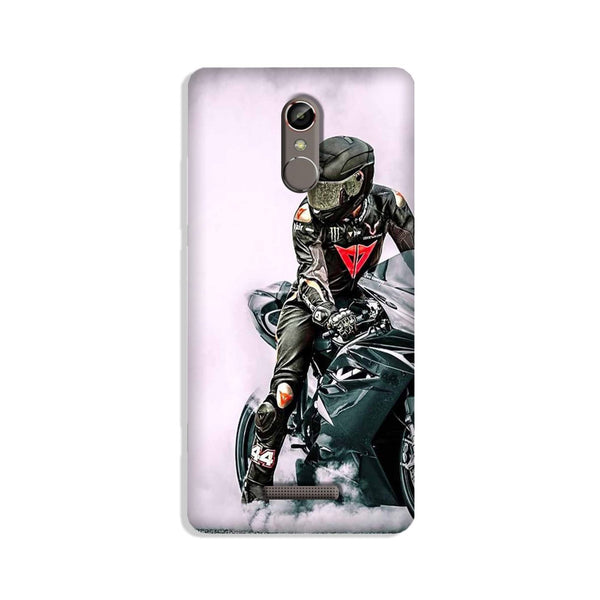 Biker Mobile Back Case for Gionee S6s (Design - 383)