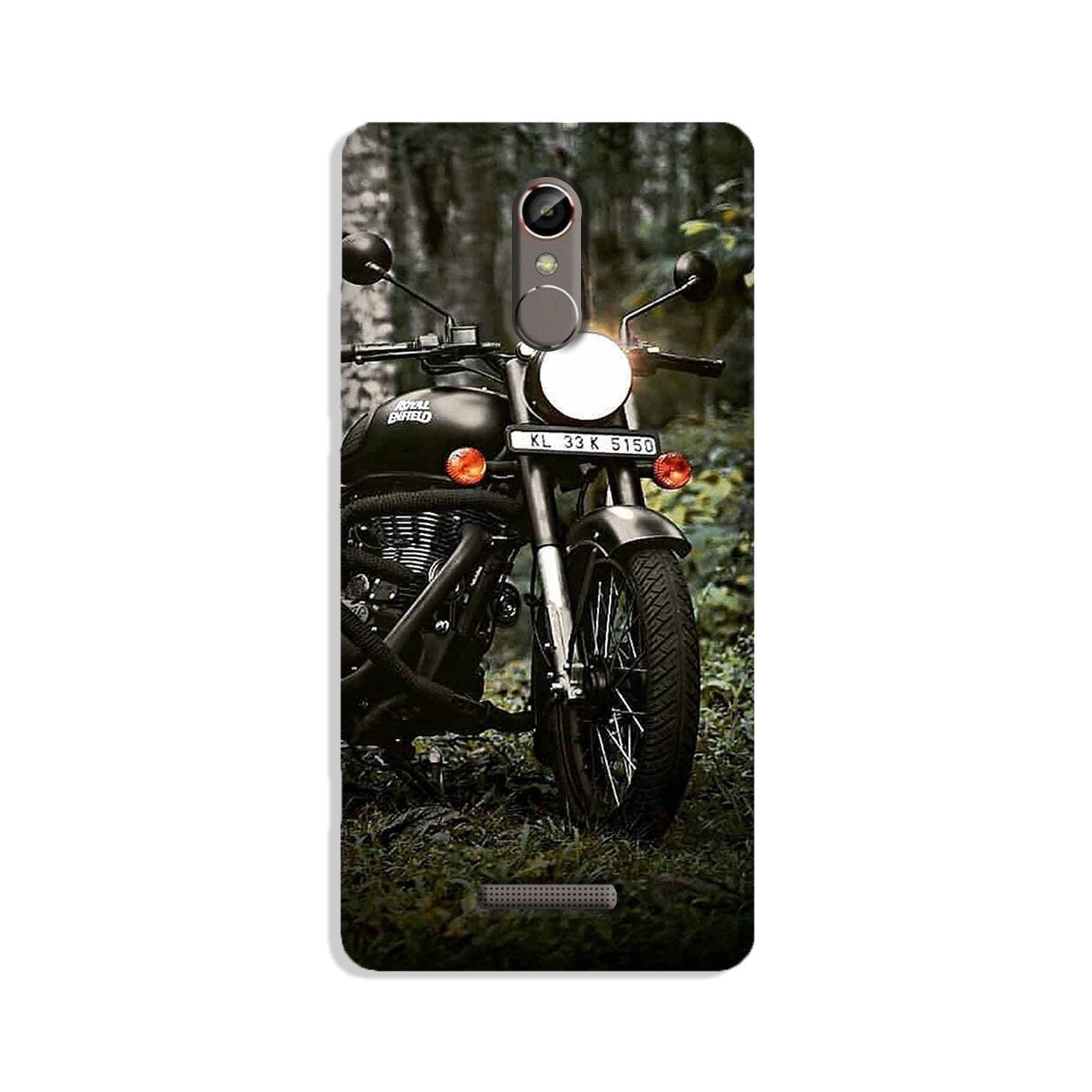 Royal Enfield Mobile Back Case for Gionee S6s (Design - 384)