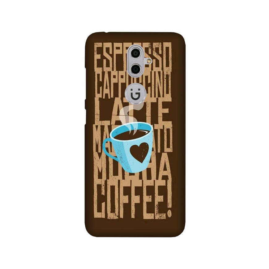 Love Coffee Mobile Back Case for Gionee S9 (Design - 351)
