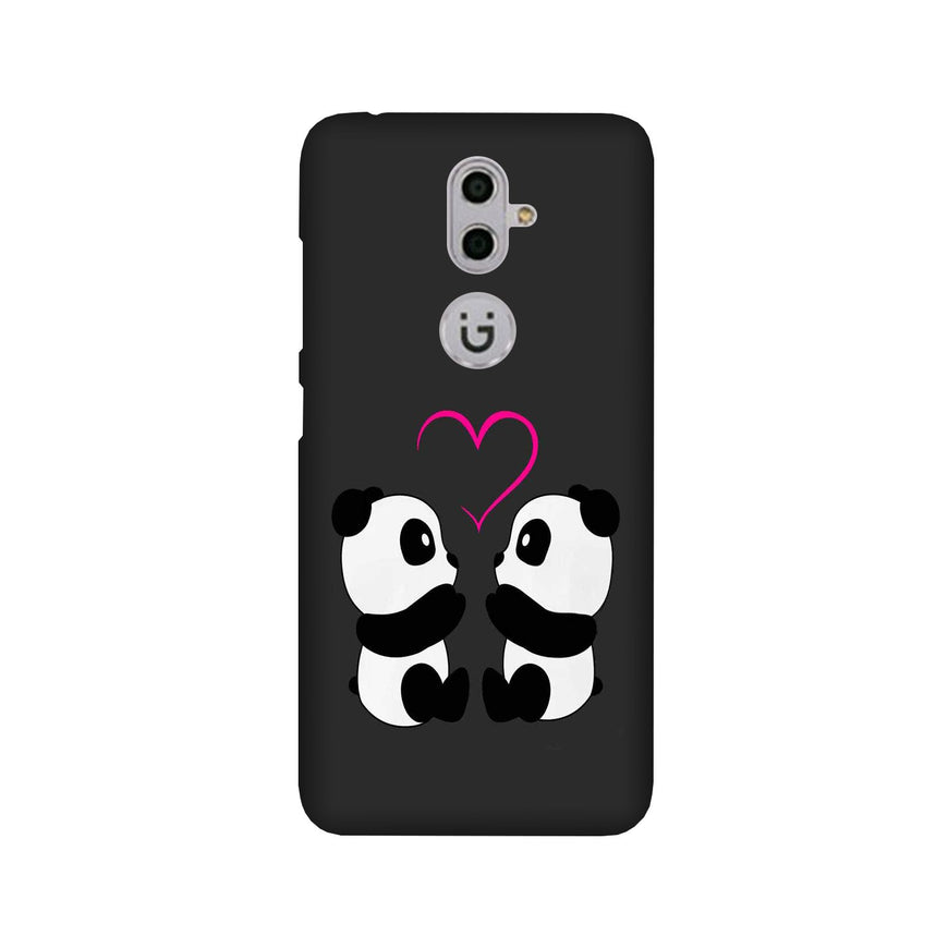 Panda Love Mobile Back Case for Gionee S9 (Design - 398)