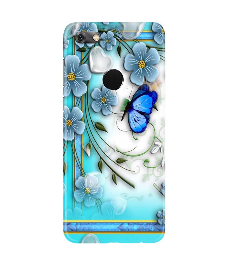 Blue Butterfly Case for Gionee M7 / M7 Power