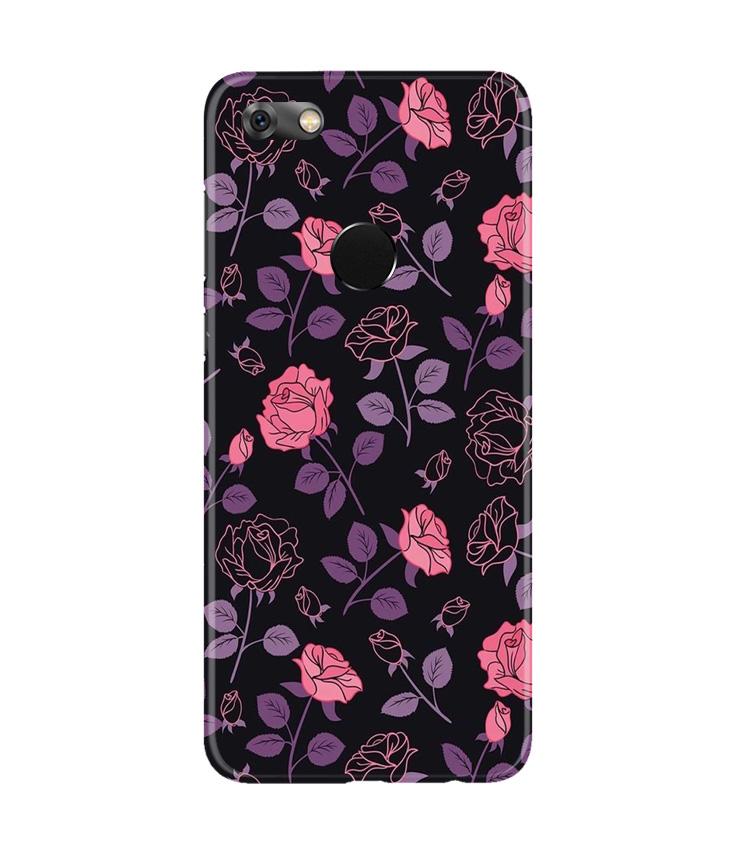 Rose Black Background Case for Gionee M7 / M7 Power