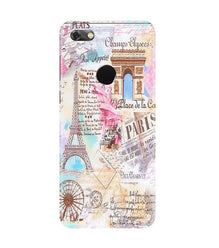 Paris Eiftel Tower Mobile Back Case for Gionee M7 / M7 Power (Design - 54)