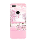 Pink Flowers Cycle Case for Gionee M7 / M7 Power  (Design - 102)