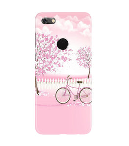 Pink Flowers Cycle Case for Gionee M7 / M7 Power(Design - 102)