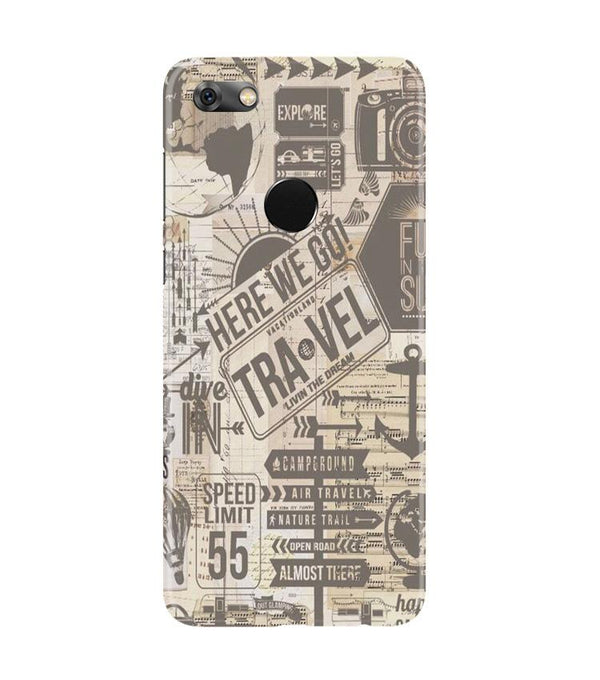 Travel Case for Gionee M7 / M7 Power  (Design - 104)