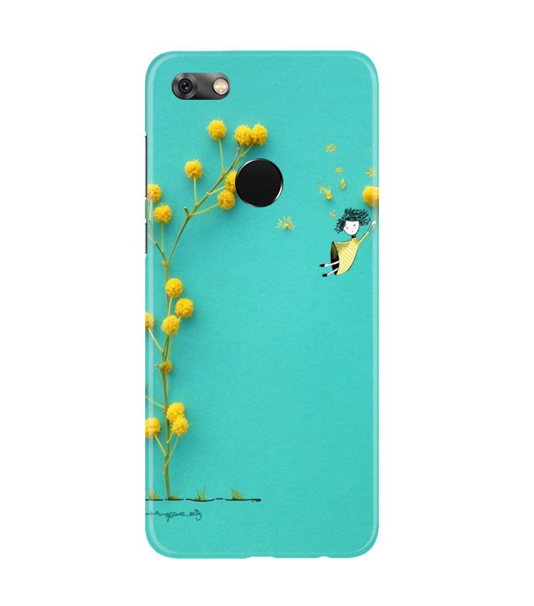 Flowers Girl Case for Gionee M7 / M7 Power (Design No. 216)