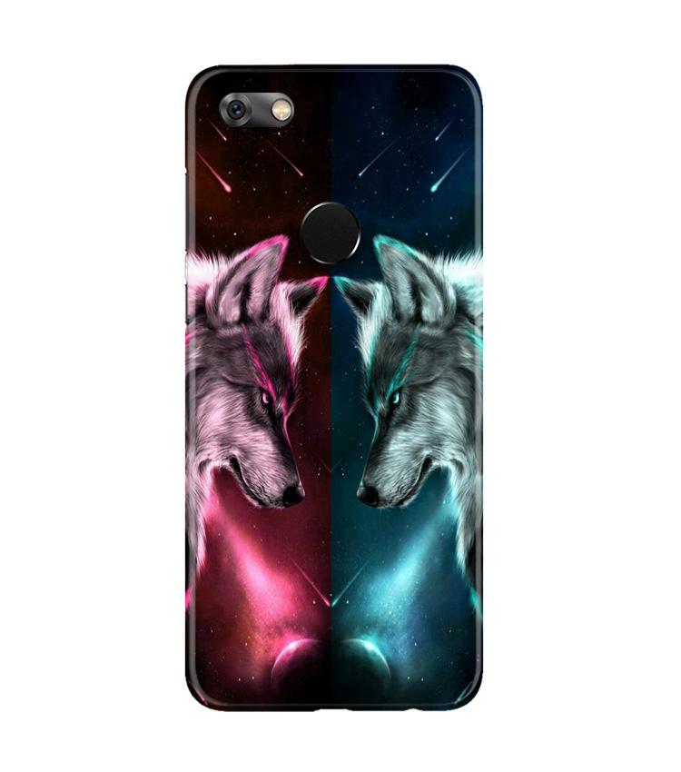 Wolf fight Case for Gionee M7 / M7 Power (Design No. 221)