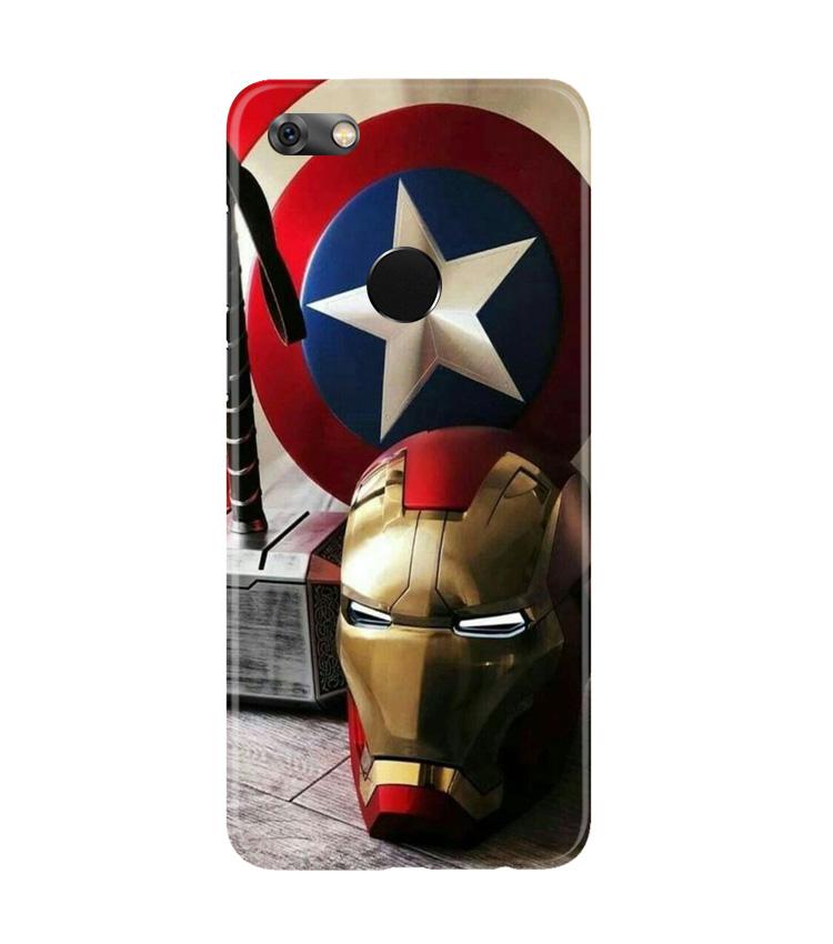 Ironman Captain America Case for Gionee M7 / M7 Power (Design No. 254)