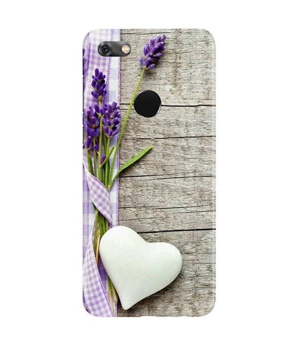White Heart Case for Gionee M7 / M7 Power (Design No. 298)