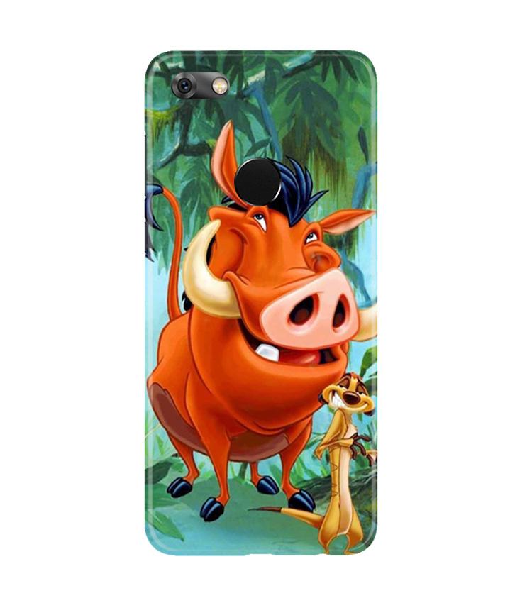 Timon and Pumbaa Mobile Back Case for Gionee M7 / M7 Power (Design - 305)