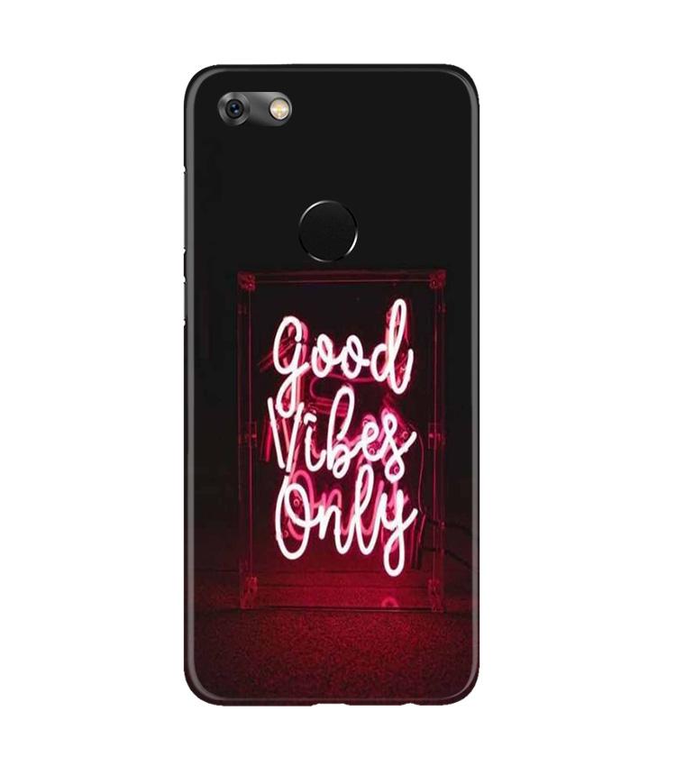 Good Vibes Only Mobile Back Case for Gionee M7 / M7 Power (Design - 354)