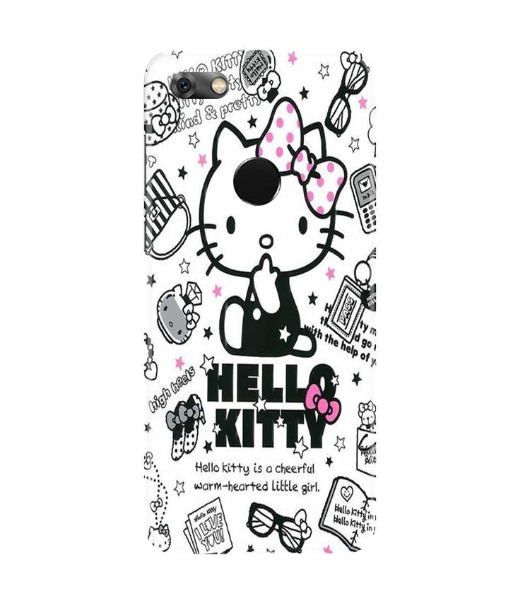 Hello Kitty Mobile Back Case for Gionee M7 / M7 Power (Design - 361)