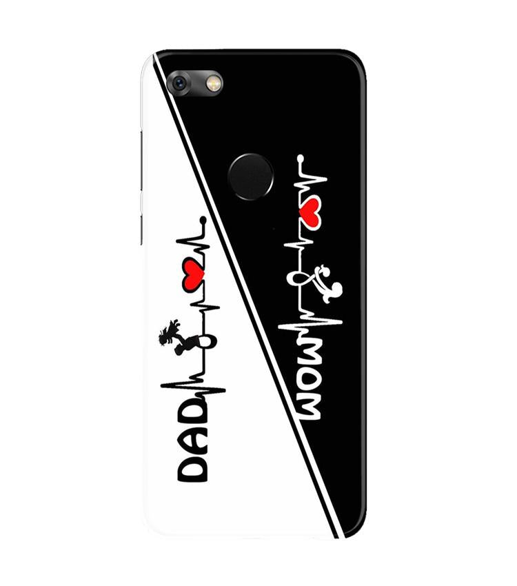 Love Mom Dad Mobile Back Case for Gionee M7 / M7 Power (Design - 385)