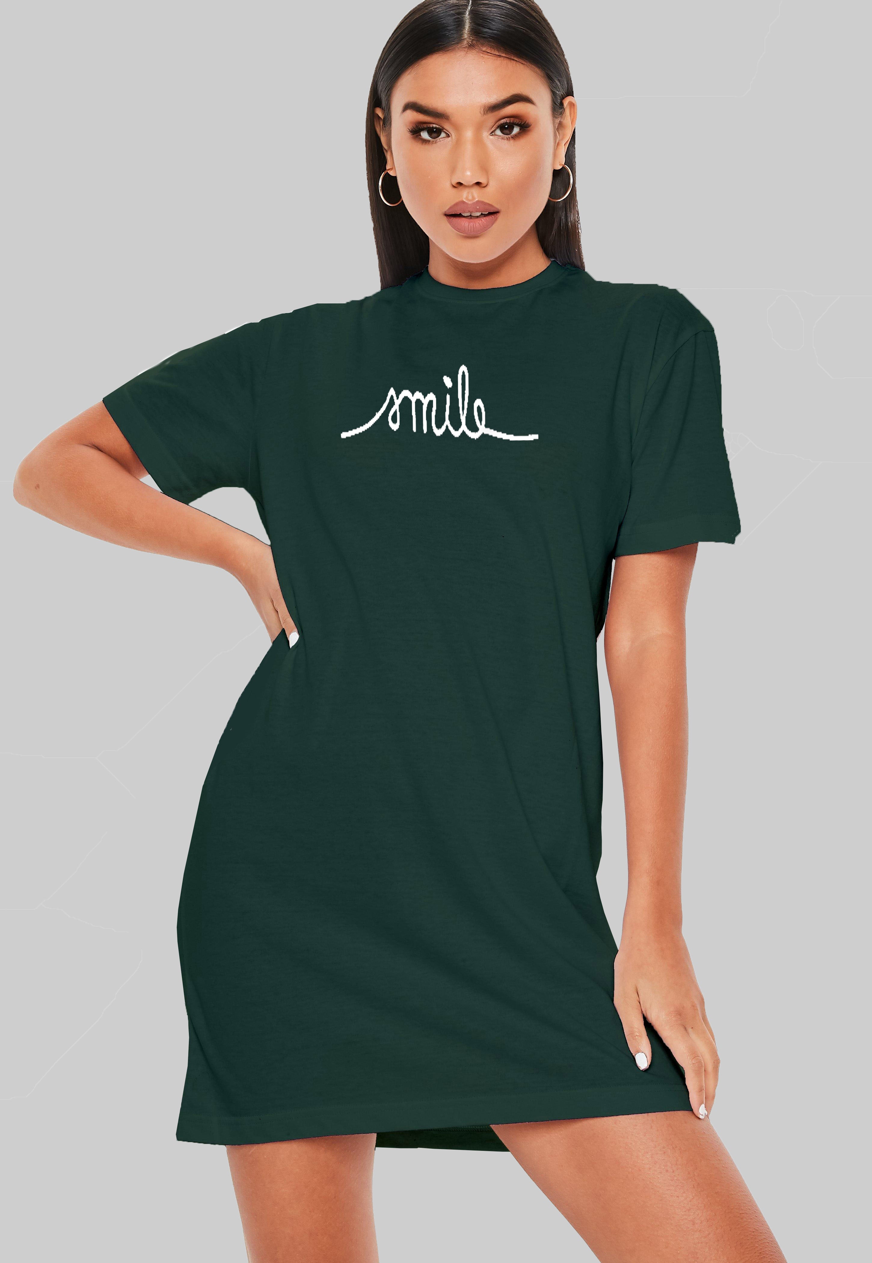 Smile T-Shirt Dress