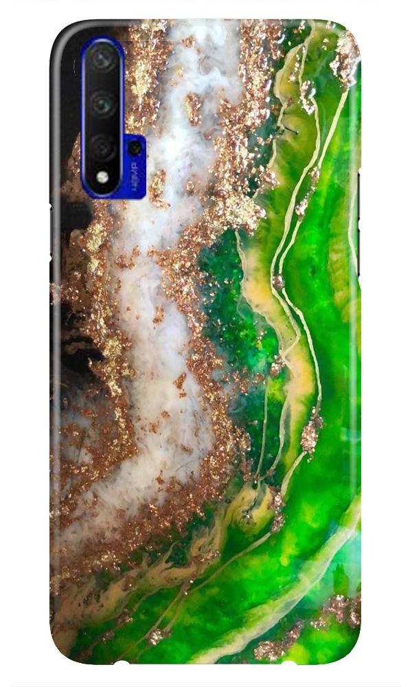 Marble Texture Mobile Back Case for Huawei Honor 20 (Design - 307)