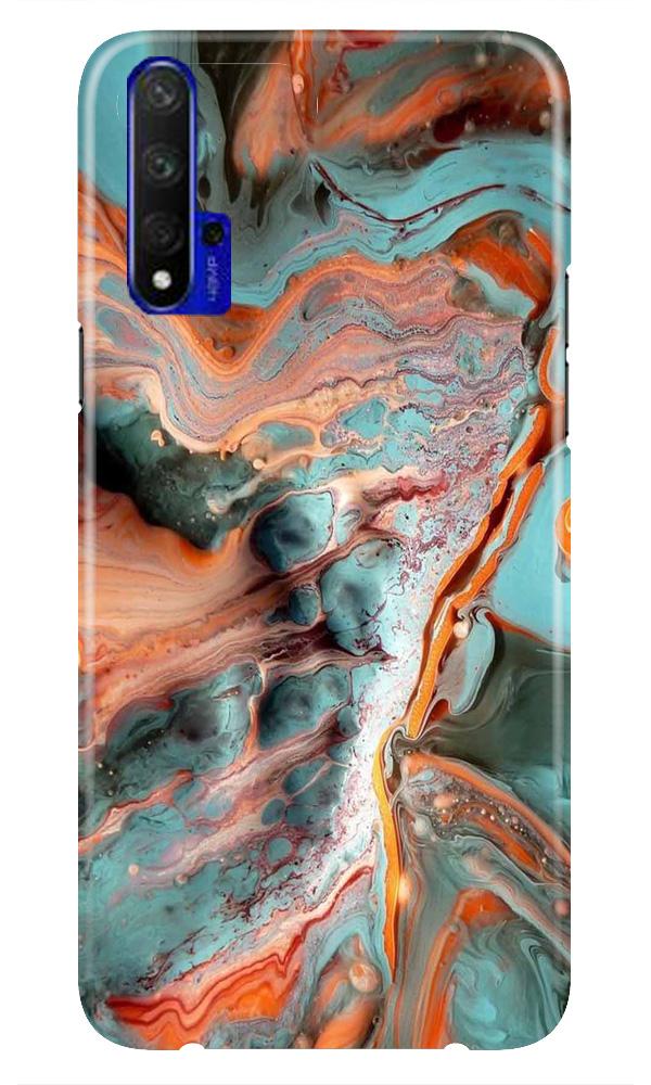 Marble Texture Mobile Back Case for Huawei Honor 20 (Design - 309)