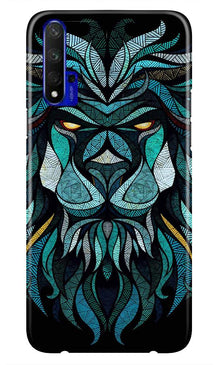 Lion Mobile Back Case for Huawei Honor 20 (Design - 314)