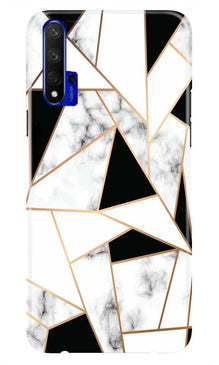 Marble Texture Mobile Back Case for Huawei Honor 20 (Design - 322)