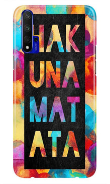 Hakuna Matata Mobile Back Case for Huawei Honor 20 (Design - 323)