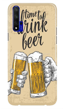 Drink Beer Mobile Back Case for Huawei Honor 20 (Design - 328)