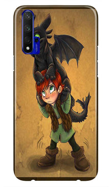 Dragon Mobile Back Case for Huawei Honor 20 (Design - 336)